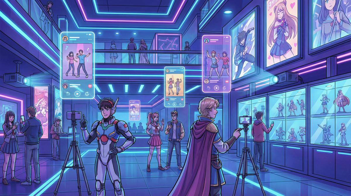 抖荫短视频二次元cosplay短视频